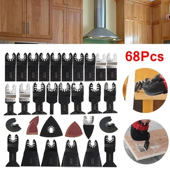 

68Pcs/Set Oscillating Multi Tool Saw Blade Cutting Wood Tools Power Blades Oscillating Tool Cutting Blades Makita Power Tools