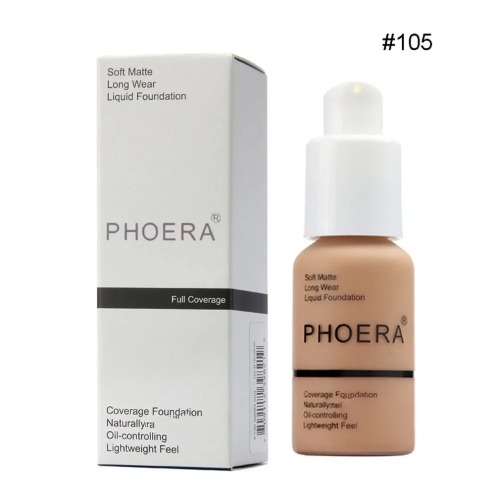 PHOERA Perfect beauty Жидкая основа для лица Мягкая матовая длинная одежда покрытие маслом основа