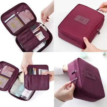 

2018 New Fashion Hot Popular Multifunction Makeup Case Women Travel Cosmetic Bag Pouch Toiletry Organizer Bag
