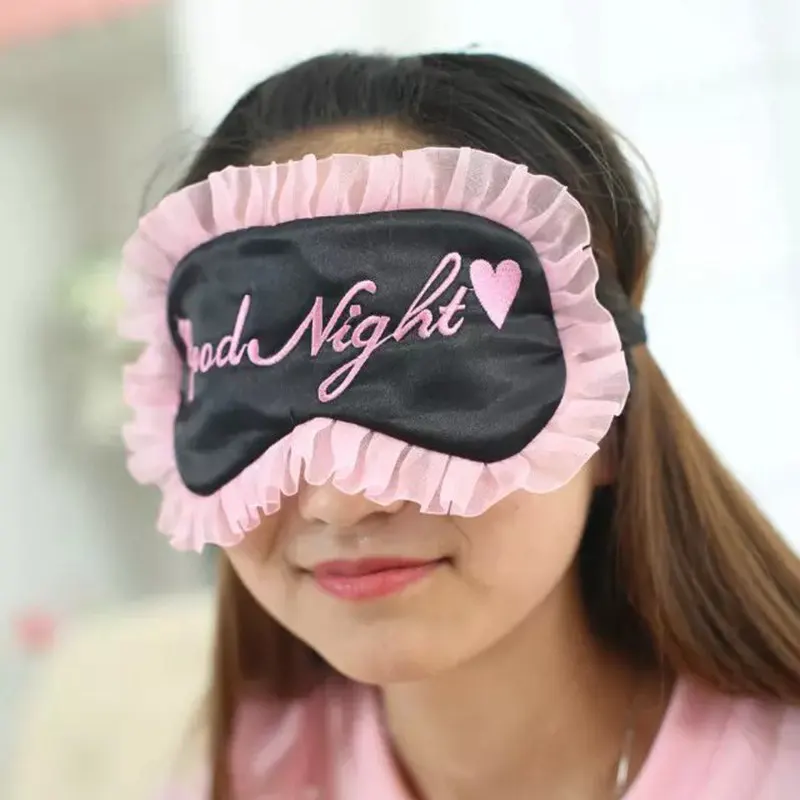 

Sleep Eye Mask Cartoon Sleeping Mask Plush Eye Shade Cover Eyeshade Relax Unicorn Lace Eye Patch for Travel Home Party Gift 2019