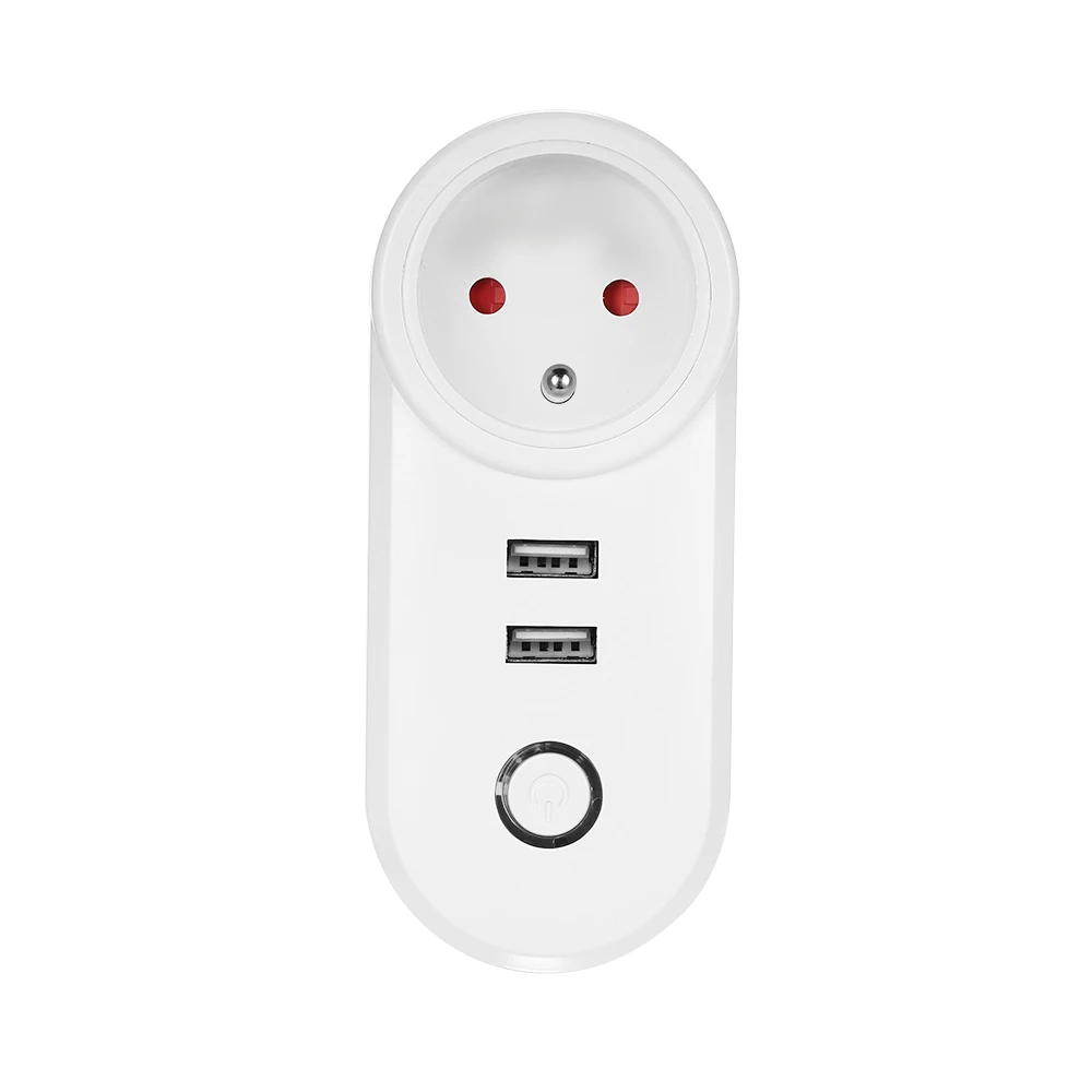 Смарт-розетка eWeLink с Wi-Fi умная вилка Европейского типа E 2 * usb-порт для зарядки