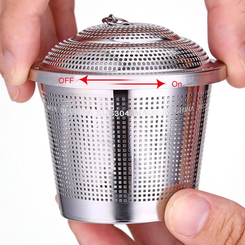 

304 Stainless Steel Tea Maker Filter Silver Large Medium Small Size Tea Infusers Dressing Ball Filter Multifunction Ware h2