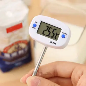 

New Fashion Digital Food Thermometer For Kitchen Cooking Oil Water Milk Coffee -50℃～300℃