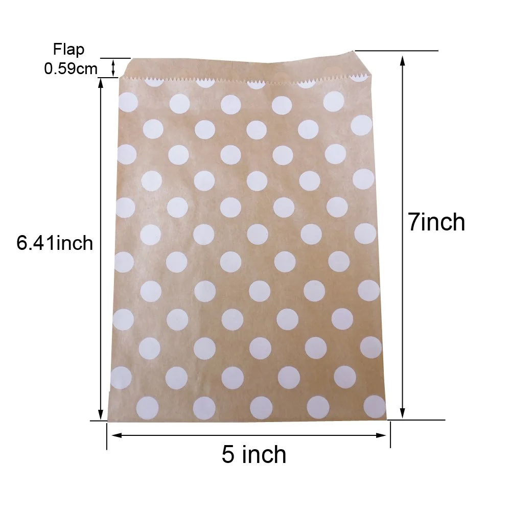 

25PCS/Pack Paper Bag Brown Kraft Paper Bag Gift Bags Packing Biscuits Candy Food Bread Cookie Bread Nuts Snack Baking Package