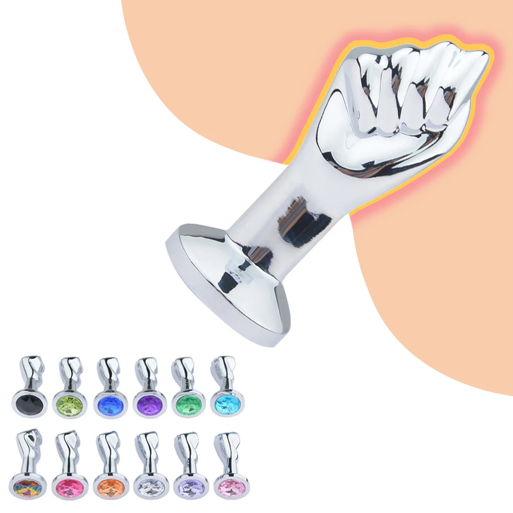 Metal Anal Plug Dilator Massage Butt Sex Toys For Men Female Masturbator Prostate Adult Toy Real Fist | Красота и здоровье