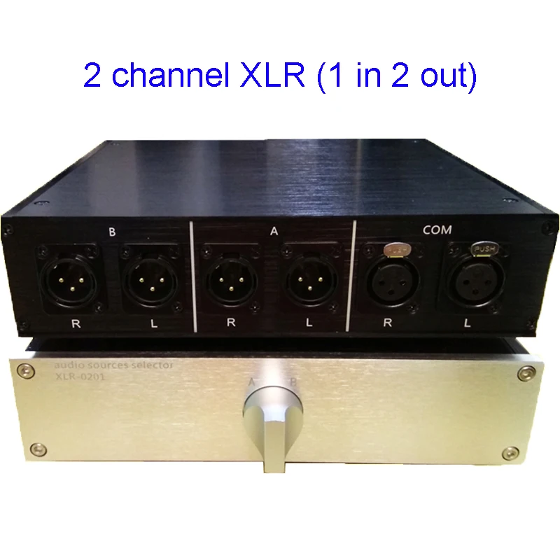 Interruptor de Tomada Balanceada de Sinal de Áudio Seleção Canais Xlr 2 H310 - Image 5