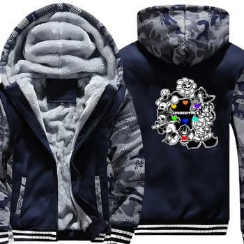

28 Style Game Undertale Hoodie Winter Casual Super Warm Coat Thicken Warm Zipper Hooded Casual Sweatshirts for winter