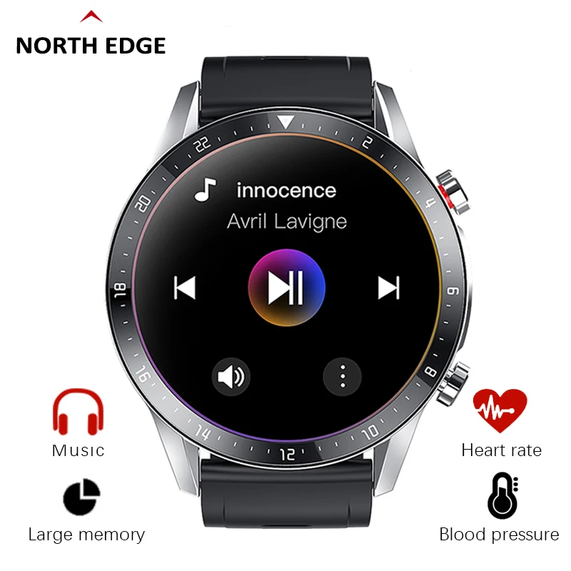 Smart Watch Men Women 128MB Store Music Watch Dial/Call Phone Bluetooth-compatible Headset Heart Rate Blood Pressure Smartwatch
