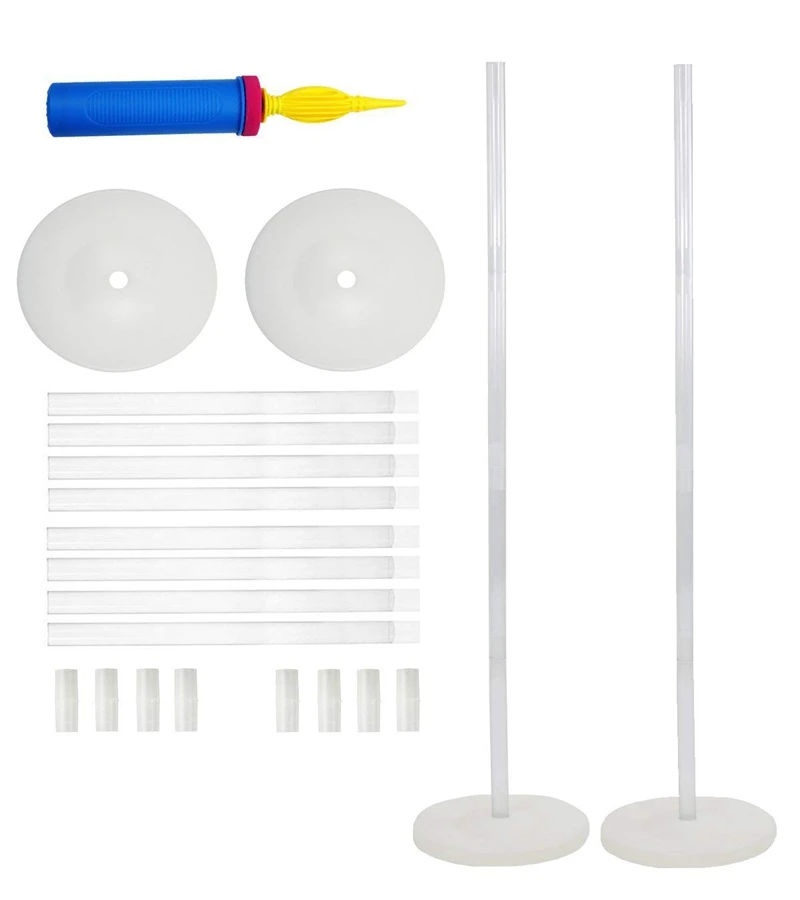  2 Sets 123Cm High DIY Balloon Column Stand Kits Decoration for Birthday Party Anniversary and Other