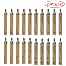 20 упаковок зубная щетка из натурального бамбука Деревянная зубная щетка es мягкая щетина Capitellum волокна зубная щетка экологически чистый уход за полостью рта