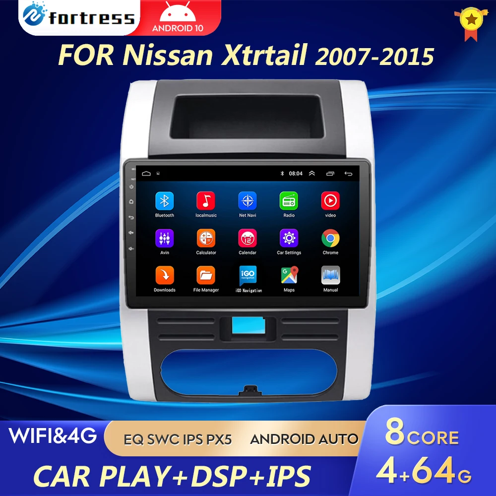 

AI Voice 2 din Android Auto Radio for Nissan Xtrtail T31 2007-2015 Car Radio Multimedia GPS Track Carplay 2din