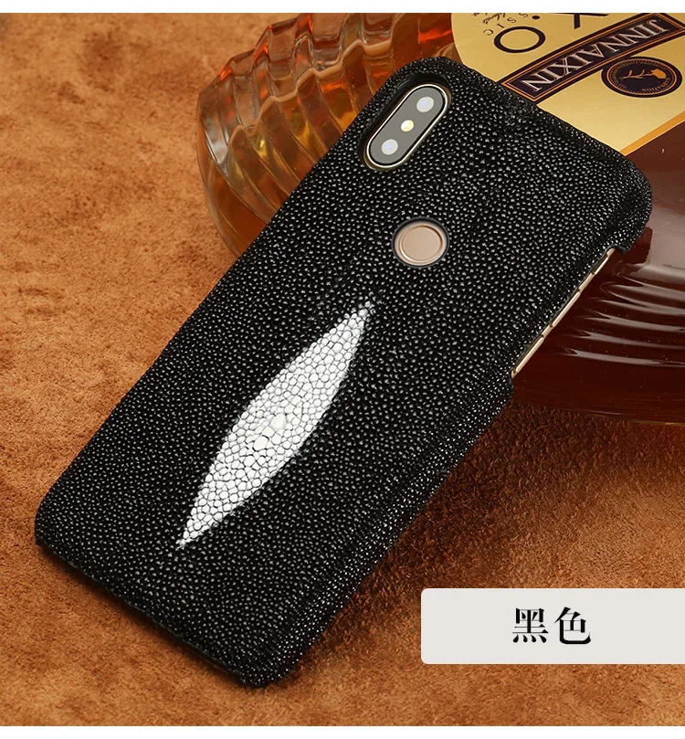 Phone Case For Xiaomi Mi 8 9se 9T A1 A2 A3 lite Max 2 Mix 2s 3 poco F1 Natural Pearl Fish skin For Redmi Note 4 4X 4A 5 6 7 Pro