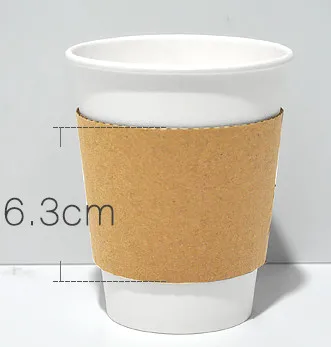 cup and sleeves 50 шт утолщенная чашка для горячего напитка 8 унций 12 унций 16 унций одноразовая кофейная чашка для барбекю послеобеденный чай молоко чай соевый бумажный стакан с крышкой - Цвет: cup and sleeves