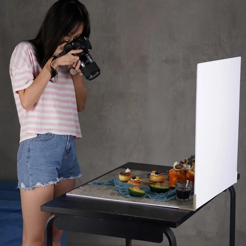Photography 60x60cm Background Board Photo Studio Background Wooden Cement 3D Te