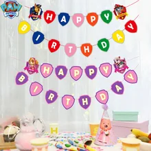 Paw Patrol/мультяшный рисунок в виде героев мультфильма «Щенячий патруль» для дня рождения, праздника, вечеринки, детей, дня рождения, вечеринок, набор для вечеринки, украшения, подарки для детей 2D39