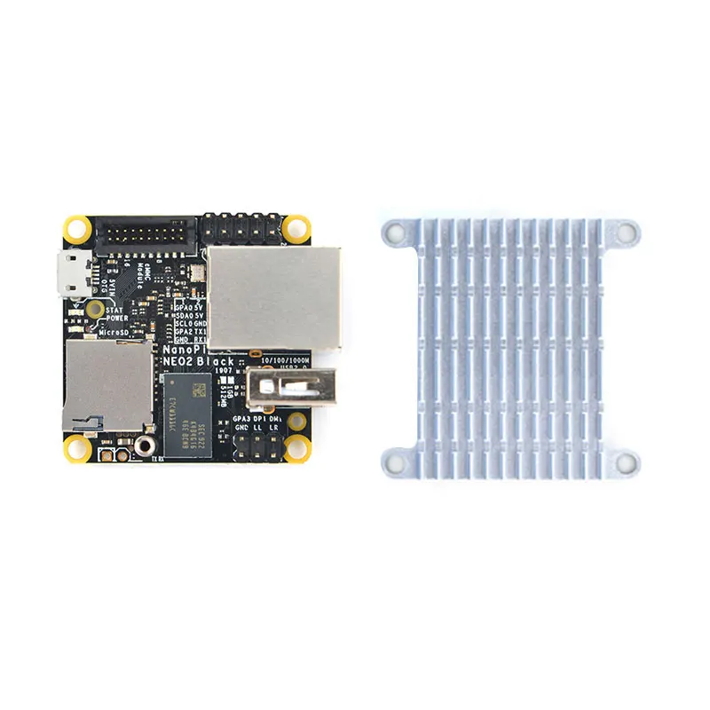 NanoPi NEO2 Black Allwinner H5  ,  ھ 64 Ʈ A53 ⰡƮ Ʈũ