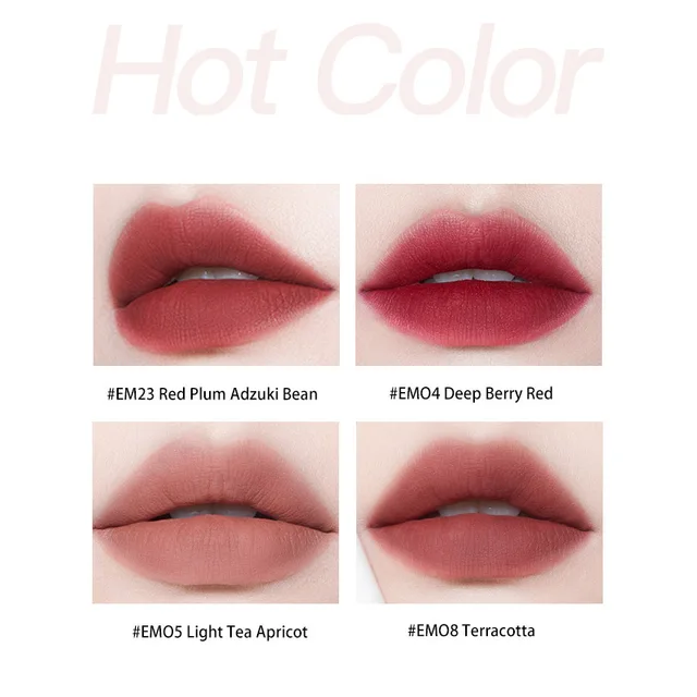 INTO YOU Lip Gloss 23 Colors Matte Lipstick Long-lasting Color Lip Mud  Multi-purpose For Lip And Cheek Fashion Makeup Cosmetics 2