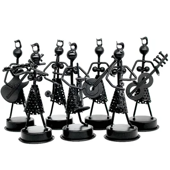 

Band Iron Man Decoration Nordic Iron Art Crafts Holiday Gift Office Desktop Cabinet Exquisite Decoration Personality Creative