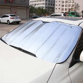 

Car Windshield Sun Shade Front Window Visor Cover Sunshade Silver Foil Anti UV Reflector Cae Sunshade Cover