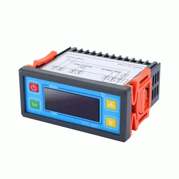 

STC-200+ Digital Control Temperature Microcomputer Thermostat Switch Regulator Adjustable Thermometer Thermoregulator