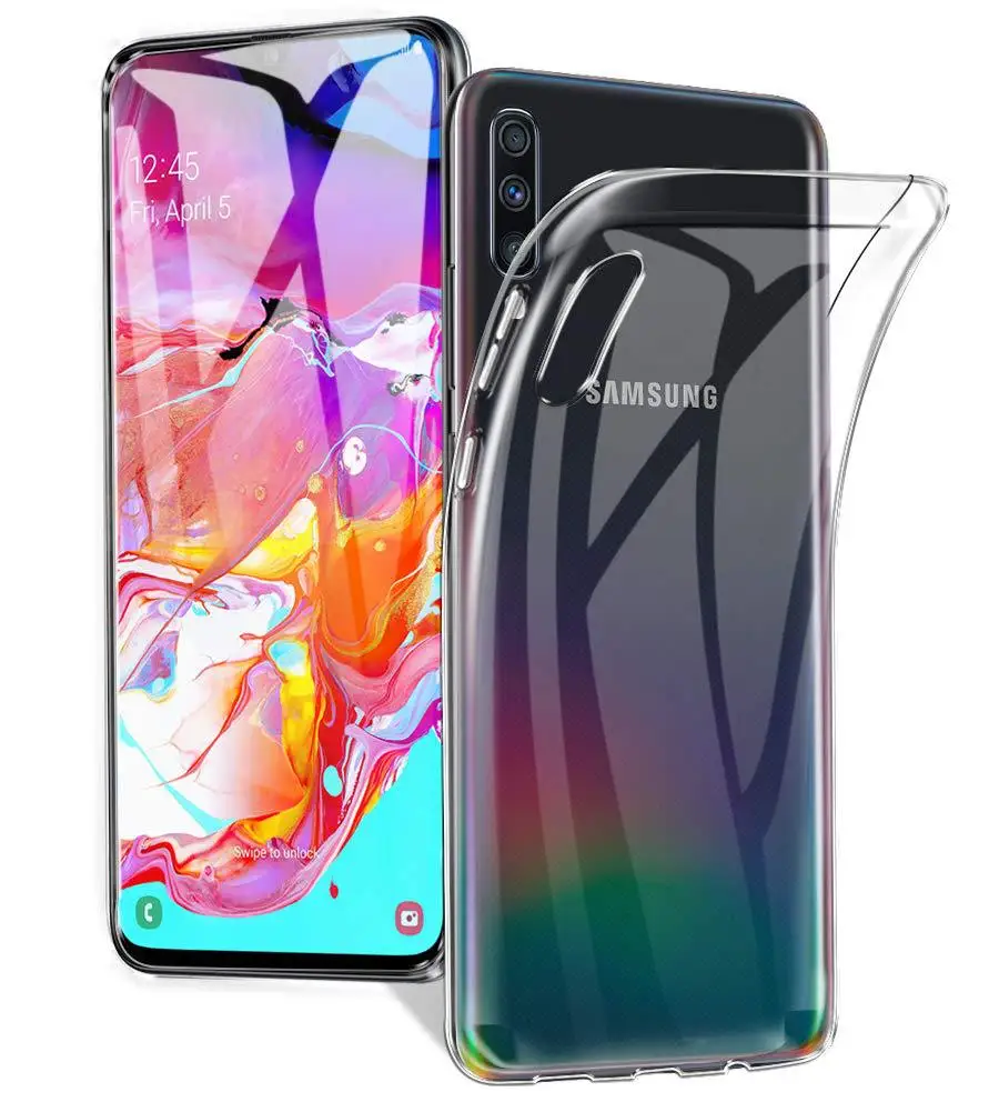 Для samsung A50 A70 A80 A40 A5 A7 A5 A7 A8 A9 S7 край S8 S9 S10 плюс S10E J5 J7 Note 8 9 чехол прозрачный