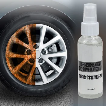 

Hot 100ml Rust Inhibitor Rust Remover Metal Surface Chrome Paint Car Home Maintenance Derusting Spray X66