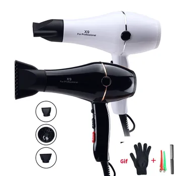 

Newest 2000W Professional Hair Dryer High Power Styling Tools Blow Dryer Hot and Cold EU Plug Hairdryer 110-240V Machine