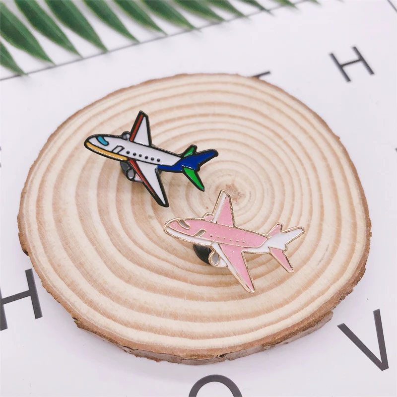 Kreslený dětství paměť smalt kolíků letounu loď brož batoh oblečení knoflík odznak letadlo lístek šperků pro děti kamarad