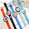 DISNEY Spiderman Captain America Iron Man Kids Wristwatch Student Quartz Watch Christmas Birthday Gift Super Hero Boys Clock 4