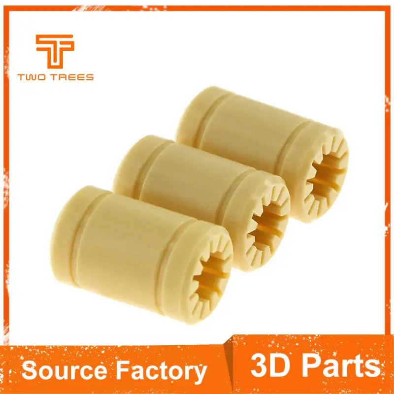 

2PCS LM8UU 3D Printer Solid Polymer Bearing 8mm Shaft RJMP-01-08 Plastic Linear Bearings Bushing for Mendel 3D Printer Parts