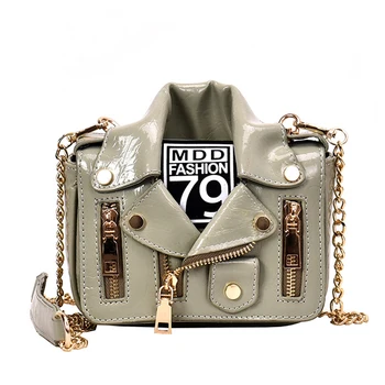 

Motorcycle Fashion Women Leather Shoulder Bag 2020 New Designer Handbag Chain Zipper Small Purses For Girls Casual Crossbody Bag