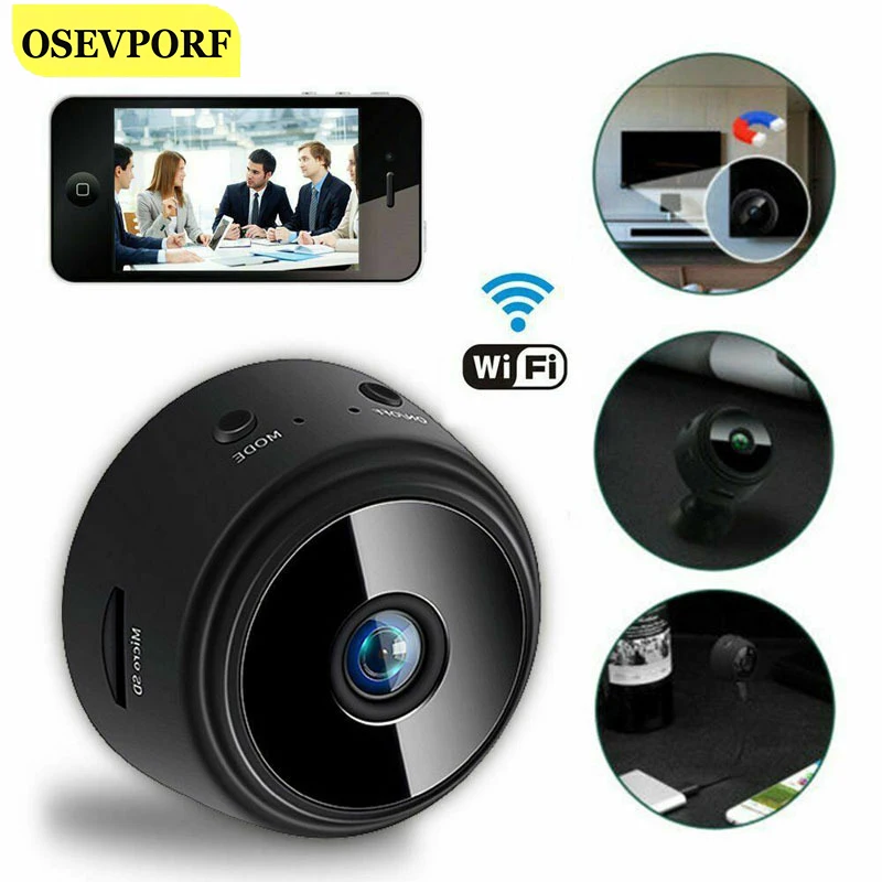 Мини Wi-Fi камера HD 1080P IP наружная внутренняя видеокамера ИК Ночное Видение микро с