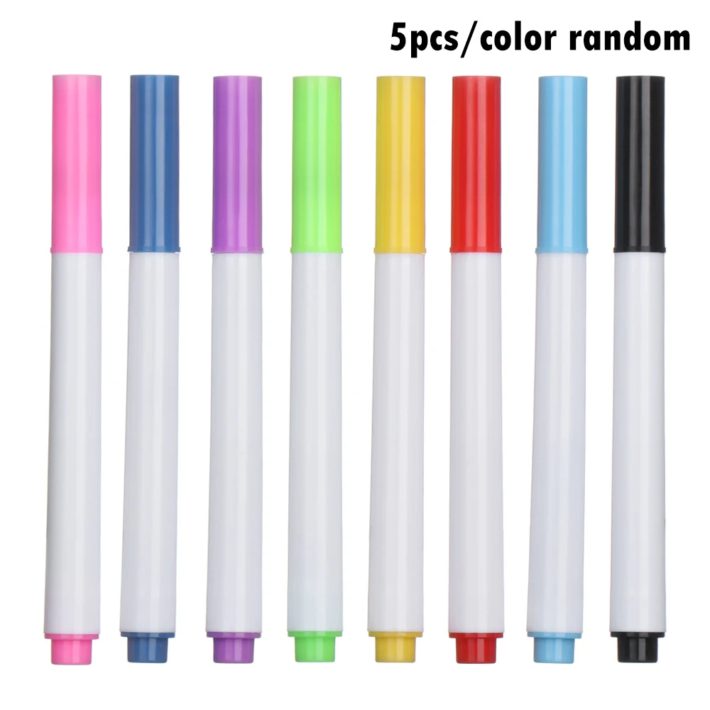 5 шт. стираемая ручка для доски на магните цветная Нетоксичная белая доска красочные художественные маркеры офисные школьные принадлежности рисунок граффити - Цвет: 1