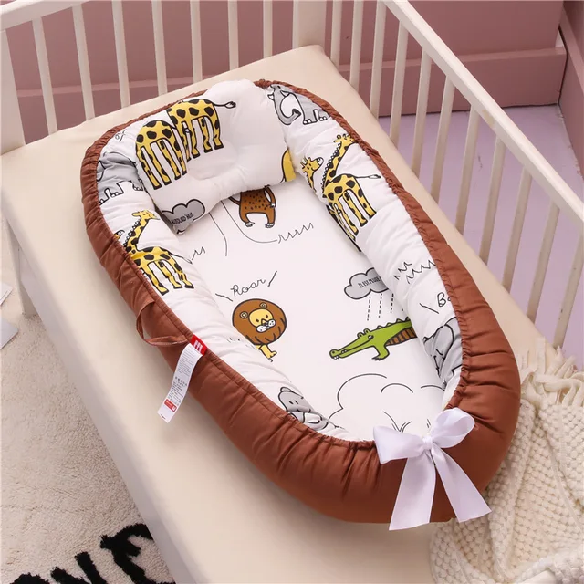 Lit De Bebe Portable Avec Oreiller Berceau Pour Nouveau Ne Berceau Berceau Berceau Pour Bebes Aliexpress
