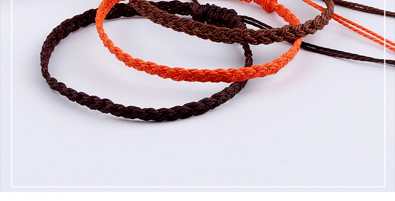 Adjustable Wax Thread Braided Bracelet for Women Men Handmade Colorful Tibetan Buddha Lucky Bracelets & Bangles Bohemian Jewelry