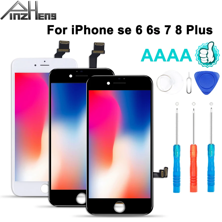 2020 100% AAAA ЖК экран для iPhone 6s 7 6 8 Plus дисплей дигитайзер без битых пикселей 3D