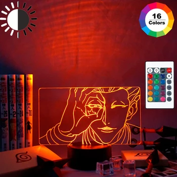 

Hisoka Face 3d Lamp Child Night Light Anime Hunter X Hunter Gift Led Color Changing Atmosphere for Kids Bedroom Decor Light