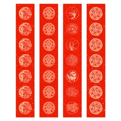 Chinese Spring Festival Couplets xuan paper Copybook Chinese Red Rice Paper Wannian Red Calligraphy Practice Paper Rijstpapier