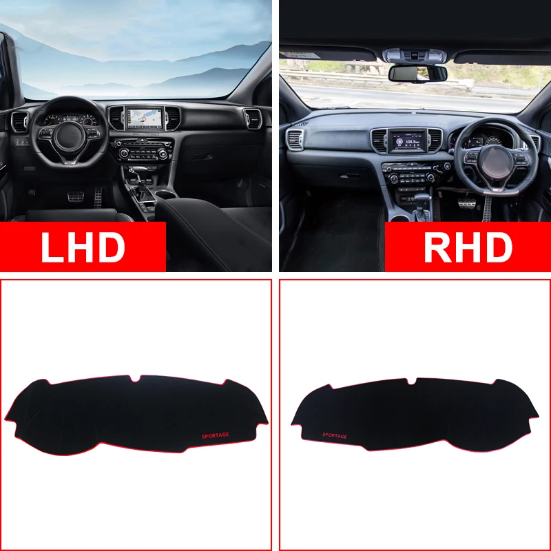 Чехол для приборной панели автомобиля Kia Sportage 4 2016 2017 2018 2019 2020|for kia sportage 2016|interior