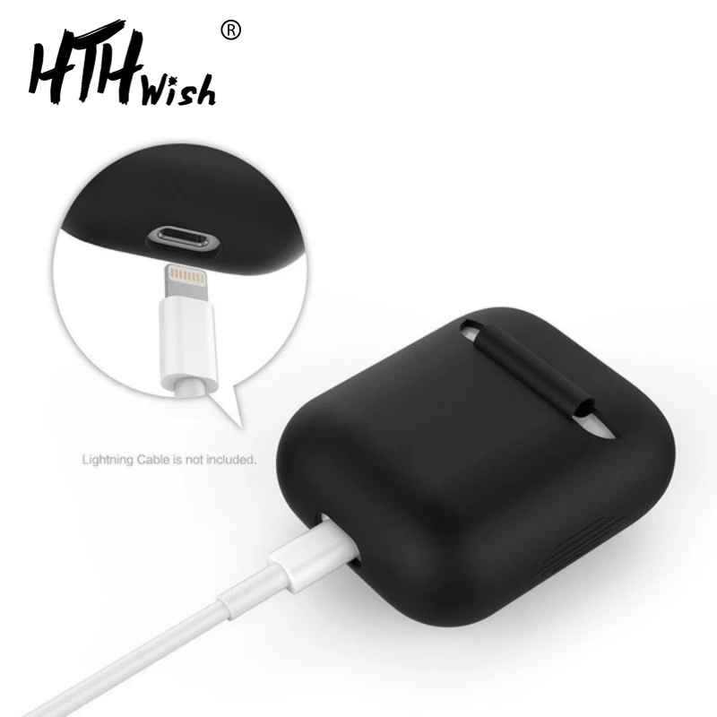 

Mini Soft Silicone Case For Apple Airpods Shockproof Cover For Apple AirPods Earphone Cases Ultra Thin Air Pods Protector Case