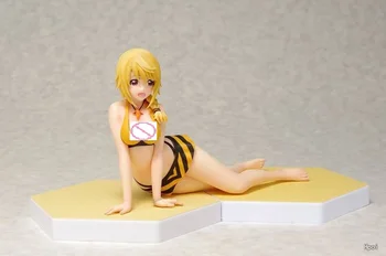 

NEW hot 14CM Anime IS Infinite Stratos Charlotte Dunois Swimsuit Ver.2 Lying Model PVC Action Figure Collectible Toys Brinquedos