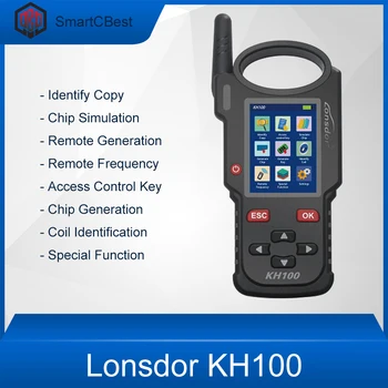 

Lonsdor KH100 Hand-Held Remote Key Programmer Simulate/ Generate chip Generate remote (key) Detect IMMO