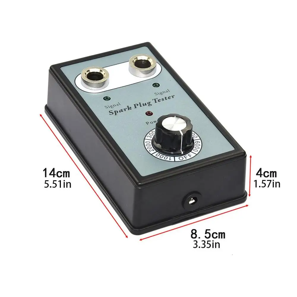  Dual Hole Car Spark Plug Tester Ignition Plug Analyzer Diagnostic Tool Car Spark Plug Tester Detect
