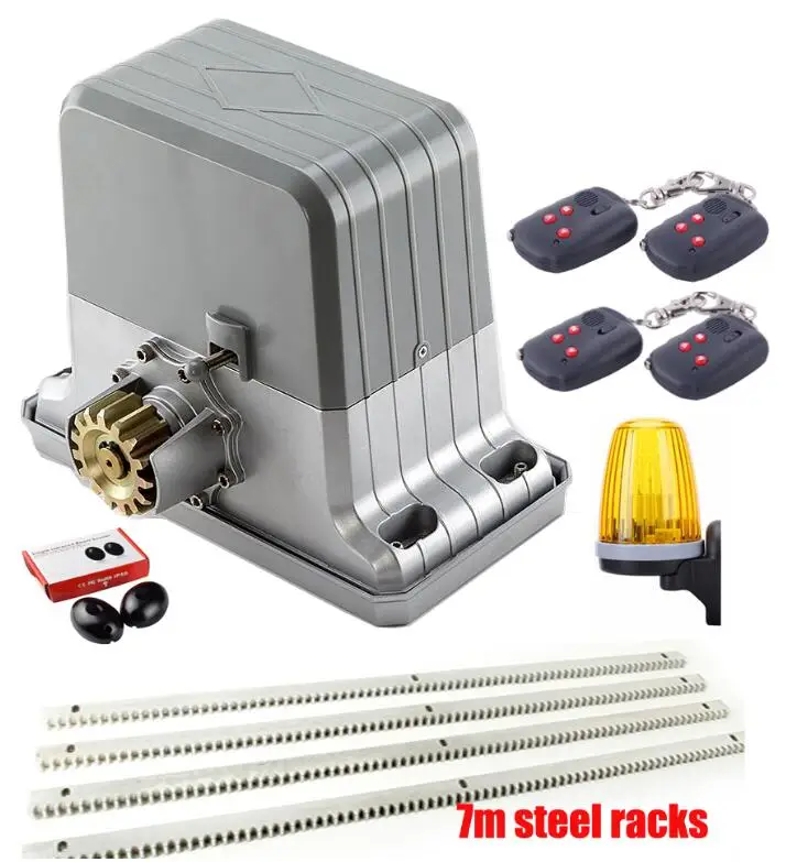 kit10-7m DHL бесплатно водонепроницаемый раздвижное автоматическое открывание дверей 1800 кг двигатель с 6 м 7 м стойки опционально - Color: kit10-7m