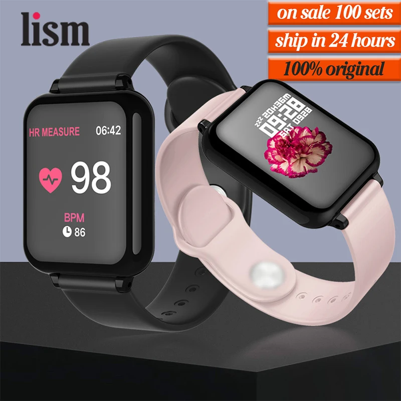 

New B57 Smart Watch Bracelet IP67 Waterproof Heart Rate Monitor Blood Pressure Fitness Tracker Women Men Sport Wearable Watch