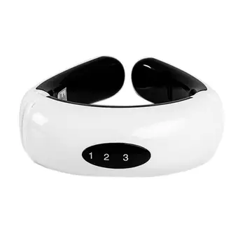 

Electric Pulse Back Neck Massager Cervical Vertebra Treatment Instrument Acupuncture Magnetic Therapy Neck Pillow Massager