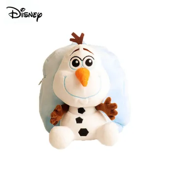 

Disney Genuine Backpack Frozen Snowman Olaf Cartoon Plush Toys Stuffed Doll Kindergarten Schoolbag Christmas Gifts Toys For Kids