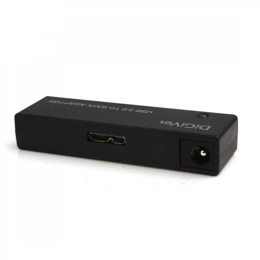 DiGiYes USB 3 0 на SATA конвертер адаптер кабель для 2 5/3 5 дюйма жесткого диска с 12 V/2A