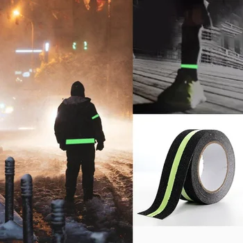 

Glow In The Dark Self-Adhesive Anti-Slip Adhesive Tape With Green Luminous 5cm*5m