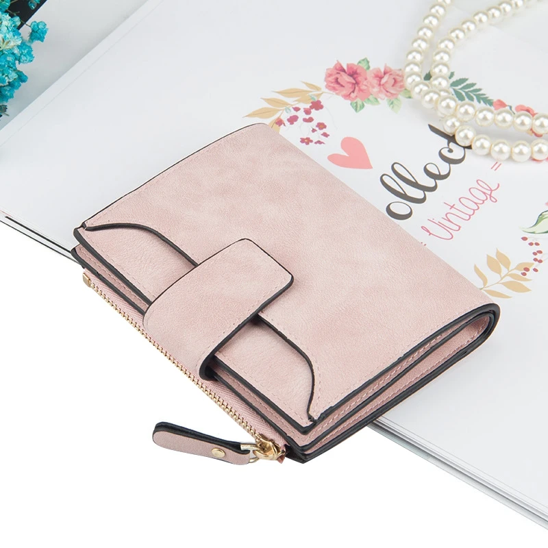Women Wallet Hasp Small And Slim Coin Pocket Purse Women Wallets Cards Holders Wallets